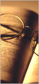 Book and Glasses Image